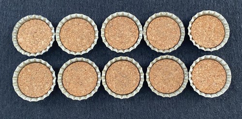 Vintage 1960's Coca-Cola Cork Lined Bottle Caps - Never Used Lot of 10 - Picture 2 of 3