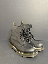 Dr. Martens Original Air Cushioned Sole 1460 Black Boot Sz US 7