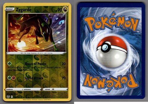 2022 Pokemon, Silver Tempest, #134/195 Zygarde, Reverse Holo Rare - Picture 1 of 1