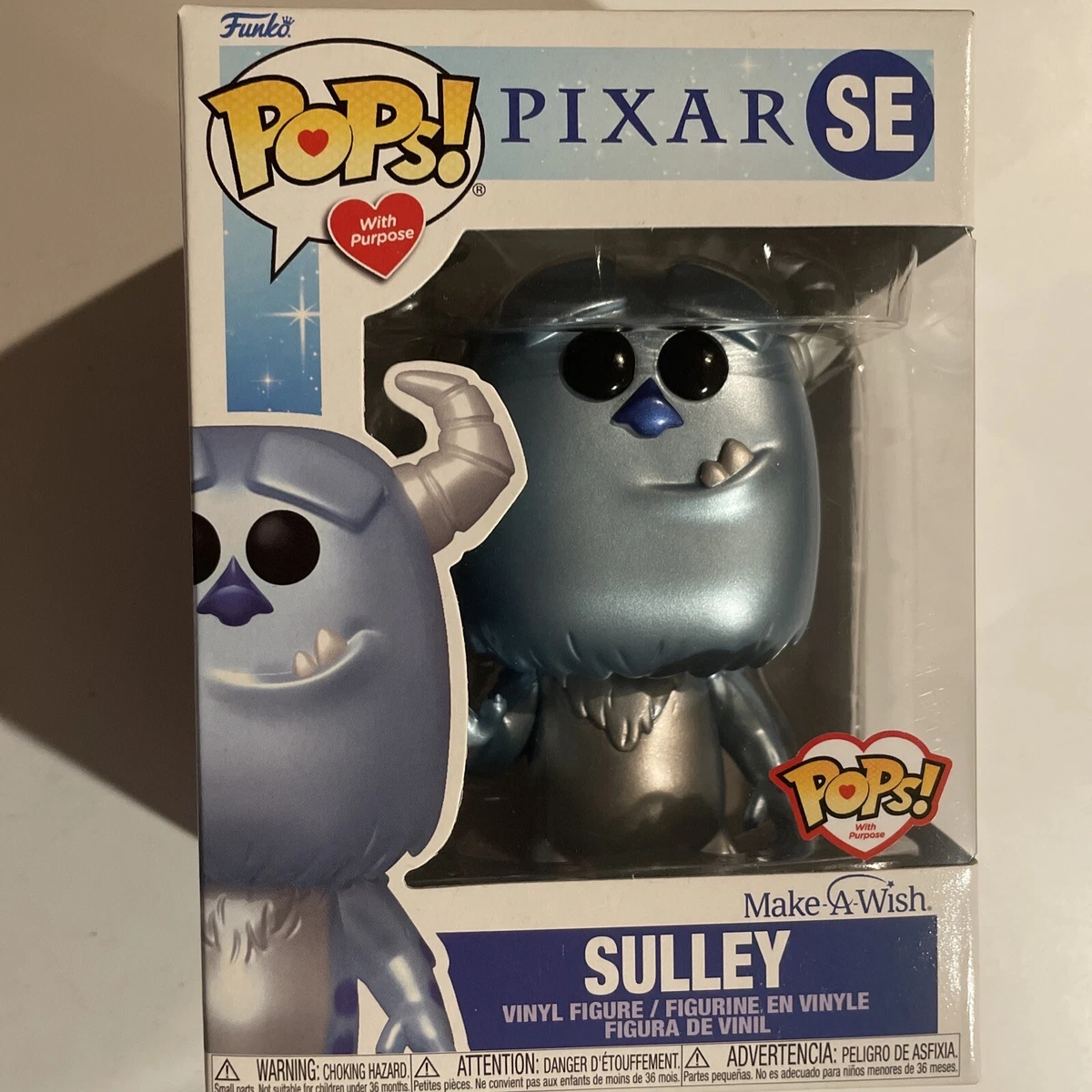 Funko POP With Purpose Pixar Make A Wish - Sulley Metallic blue