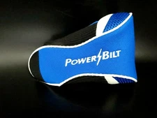 Vintage Power-Bilt Driver Golf Club Head Cover Blue/White/Black