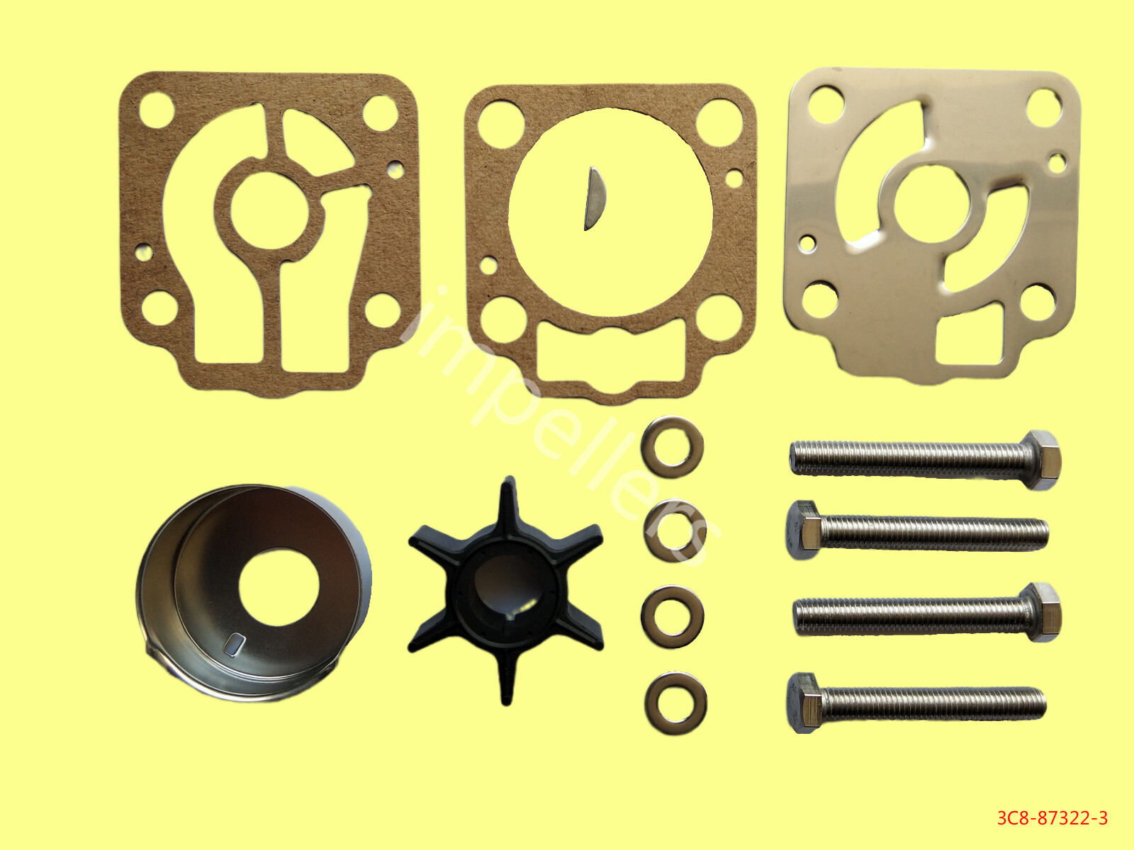 3C8873223 Tohatsu / Nissan Outboard Water Pump Impeller Repair Kit