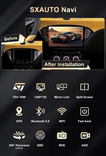 [Built-in 4G LED/DAB Android 13-6G+128G Car Stereo For Opel Corsa/Adam (2013-19) - Picture 3 of 7