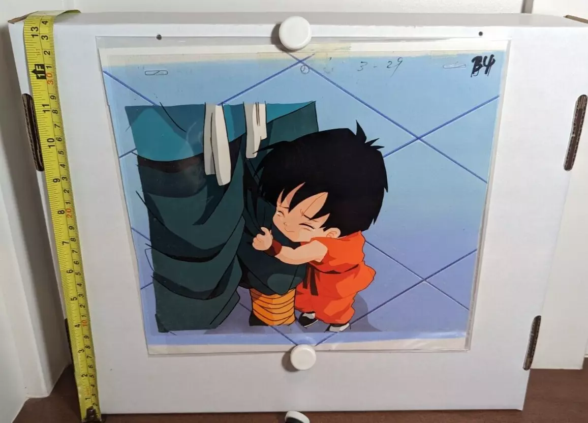 Dragon Ball Z Goku Pan Production Cel with Master Background and, Lot  #17125