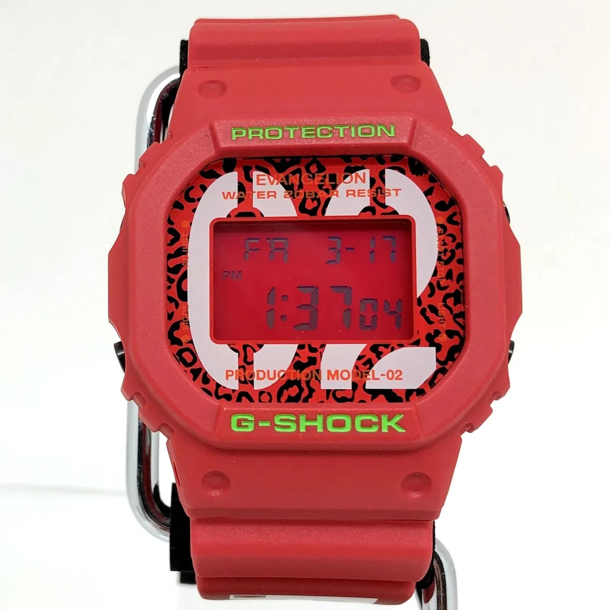 CASIO G-Shock x Evangelion EVA-02 The Beast Model DW-5600 Japan Import