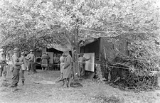 WW2 WWII Photo World War Two / US Army Soldiers in Action Normandy July 1944