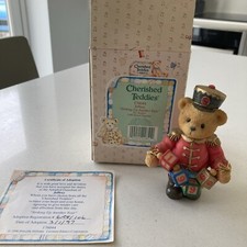 Cherished Teddies Jeffrey 176044 1996 Spielzeugsoldat datierte Figur (verpackt)