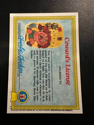 2013 Garbage Pail Kids serie cromo 1 tú eliges completa tu conjunto base GPK - Imagen 104 de 452