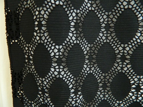 New LIZ JORDAN Pull On Skirt Women's Clothing Lace Black White Size S - Picture 4 of 7