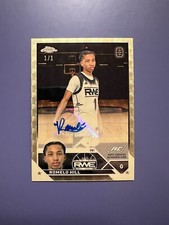 2023-24 Topps Chrome OTE Romelo Hill Superfractor Auto RC SSP 1/1