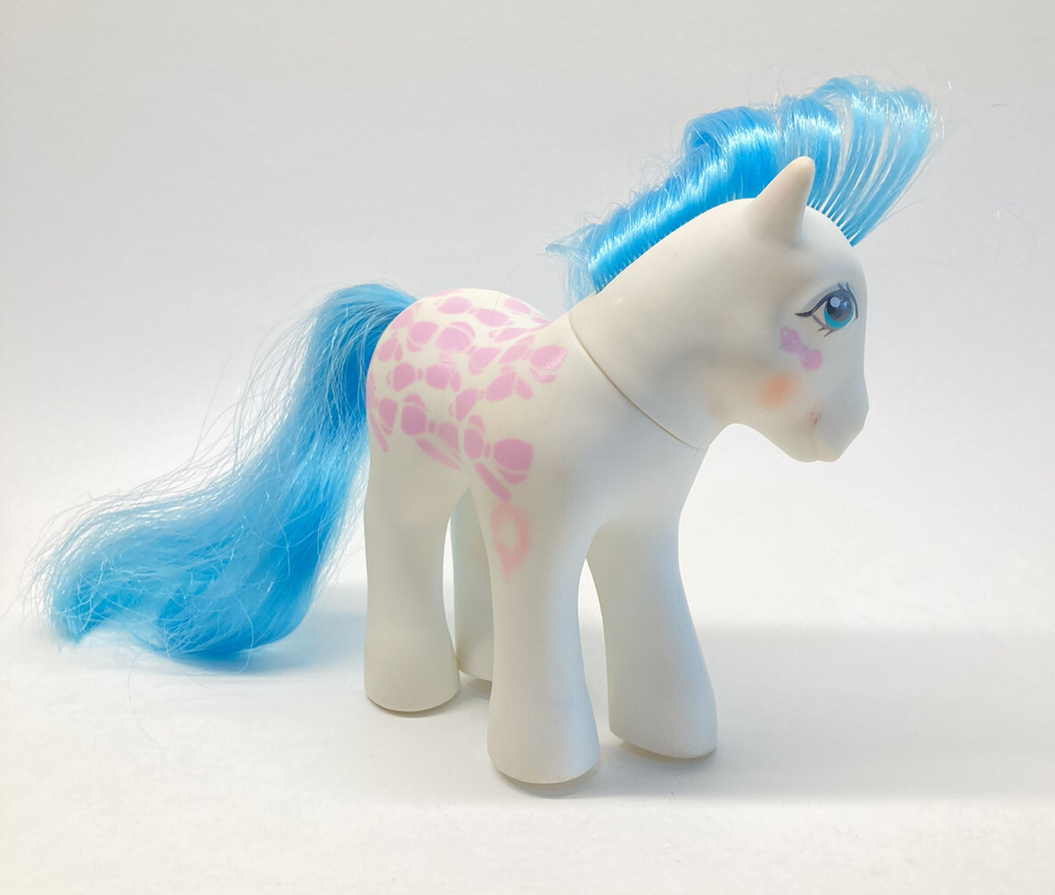 Vintage G1 MLP My Little Pony Fifi Twice As Nice 1987 White Blue