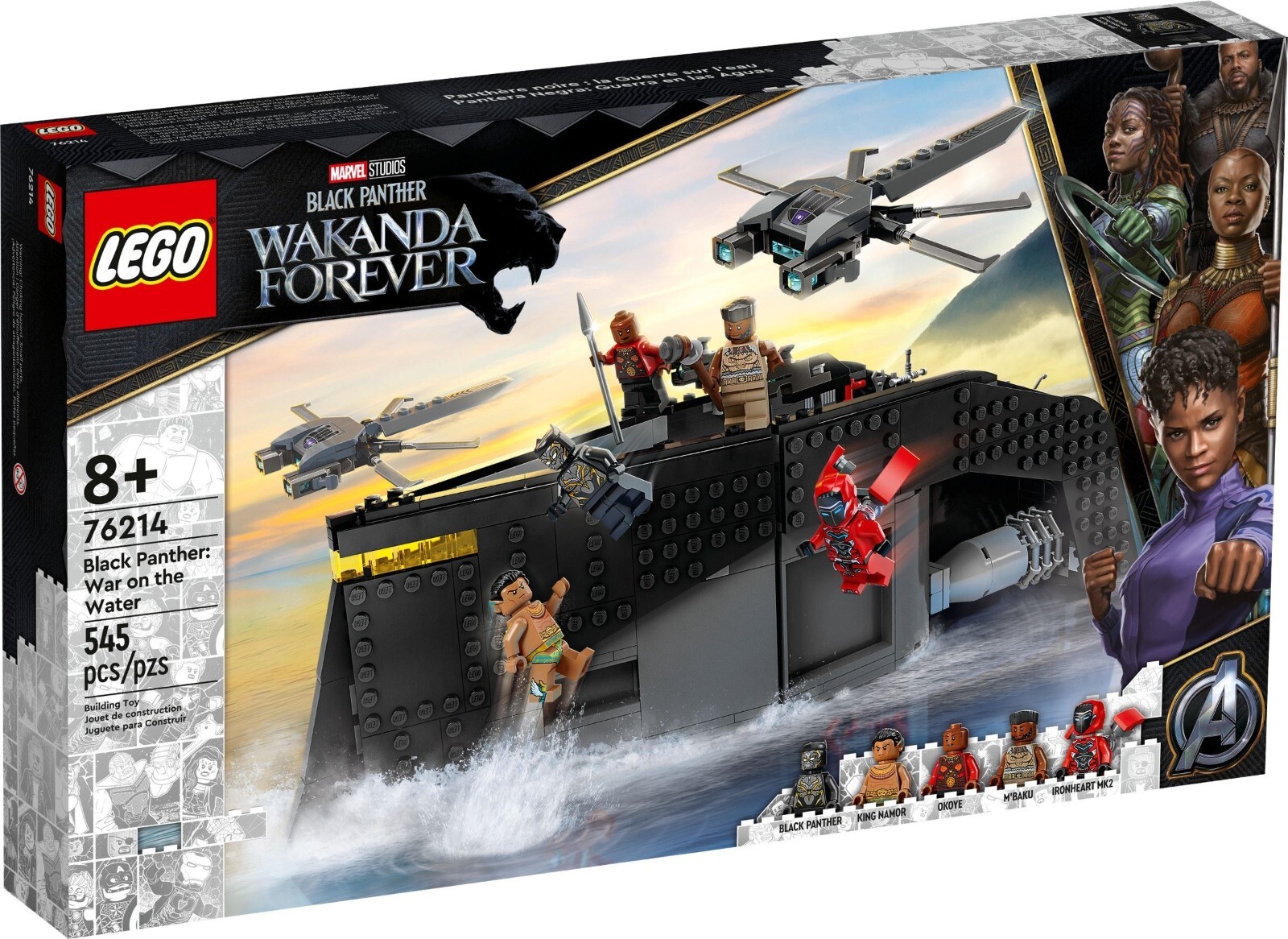 LEGO 76214 - Black Panther: Guerra sull’acqua