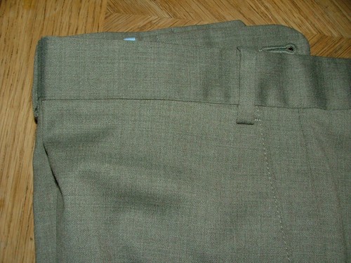 NEW WOT PETER MILLAR DRESS PANTS WOOL SPANDEX SIZE 40 X 37 TAUPE SOLID #535 - Picture 2 of 7