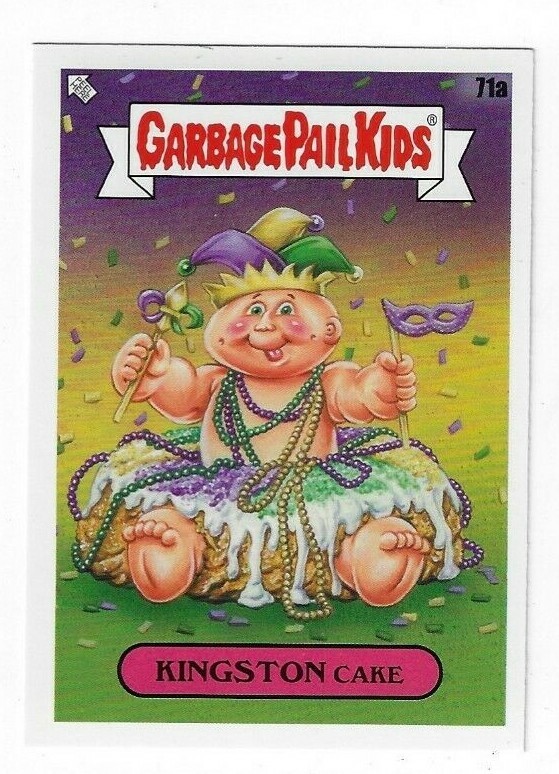 2021 Topps Garbage Pail Kids Food Fight #71a Kingston Cake front