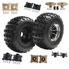 18x9.50-8 Tire Wheel Rim Axle Hub for Go Kart Golf Cart 4 Wheeler Buggy ATV Quad