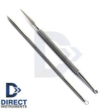 2Pcs Comedone Blackhead Extractor 5-6 Needle Pin Acne Remover Pimple Blemish
