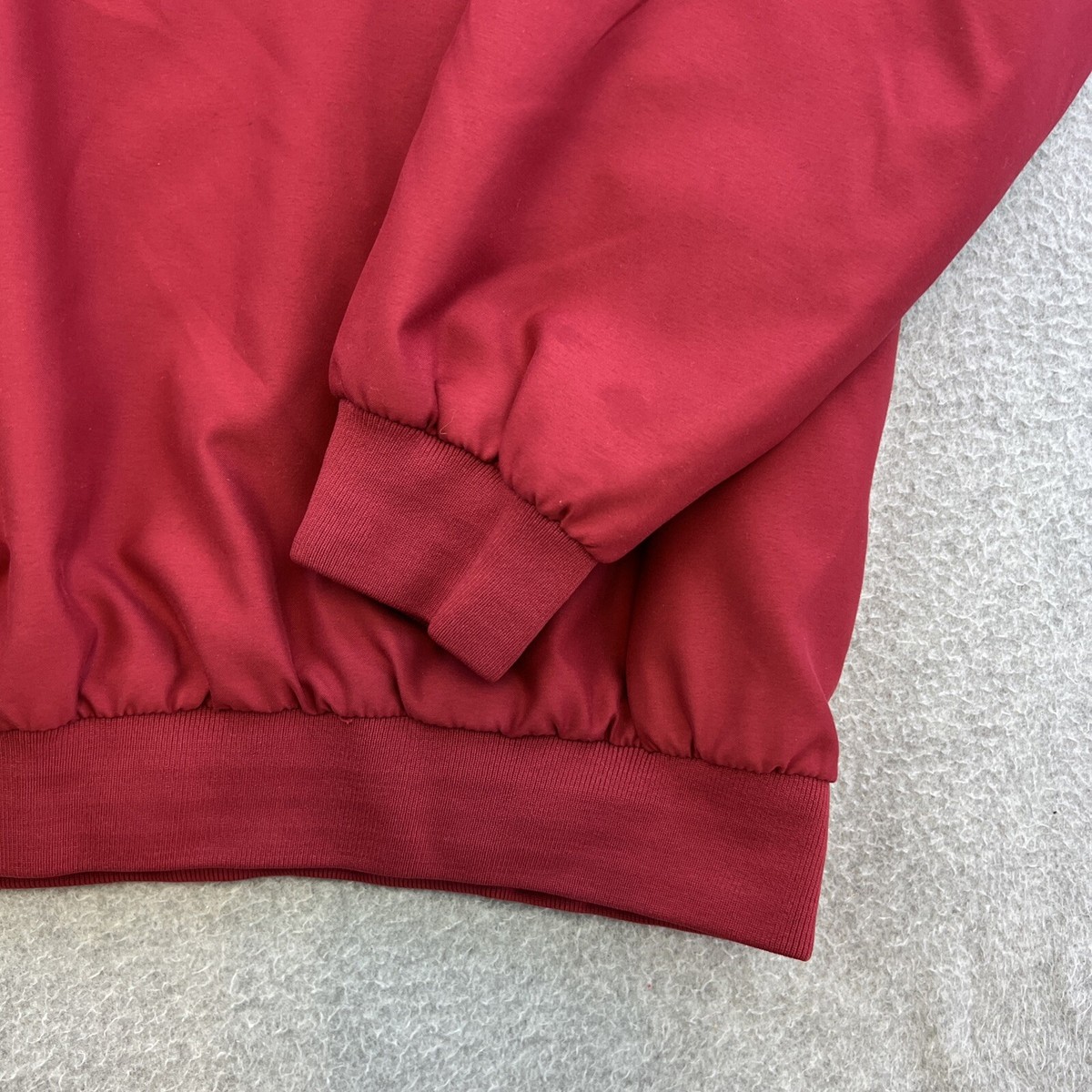 Callaway Golf Jacket Mens Large Red Long Sleeve V Neck Pullover