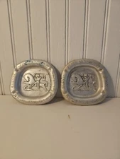 PAIR OF MID CENTURY REYNOLDS ALUMINUM ALLOYS ASHTRAY