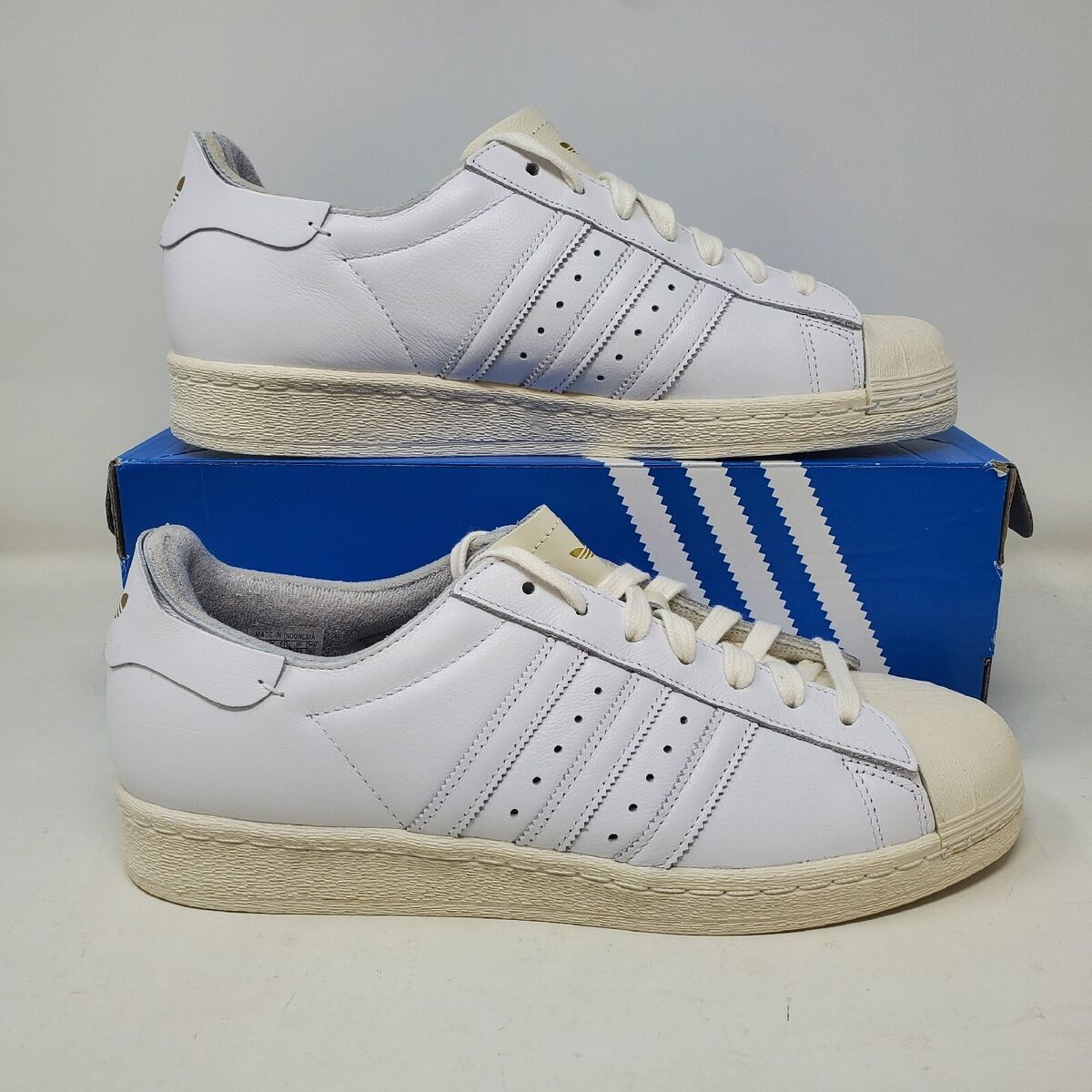Mens Adidas Superstar 82 Classic Casual Shoe / Cloud White Mens Adidas Superstar 82 Classic Casual Shoe / Cloud White