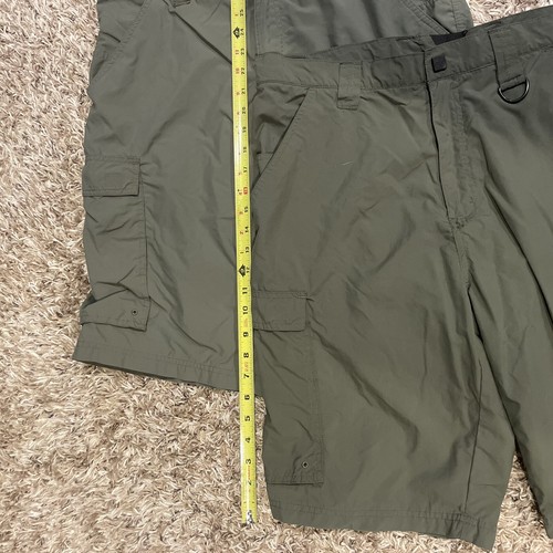 Lot Of 2 Boy Scouts Of America Shorts Adult Med Green Centennial Uniform Cargo - Picture 10 of 20