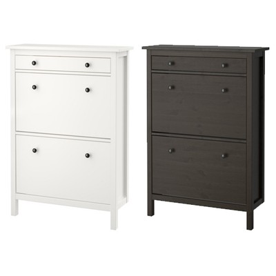 Ikea Hemnes Shoe Cabinet With 2 Compartments Shoe Storage