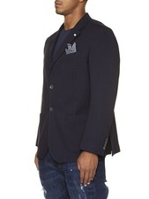 Plus Size Mens Maxfort Jacket Blazer Cotton Summer Lightweight Meazza Grey