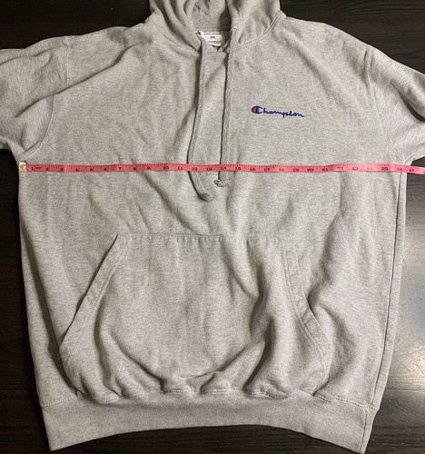 Champion Sudadera con Capucha Para Hombres 2XL XXL Gris Pullover Manga Larga Canguro Bolsillo Hechizo - Imagen 8 de 13