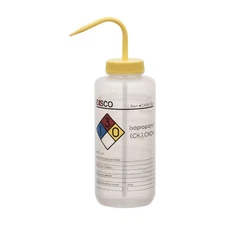 Isopropanol Wash Bottle, 1000ml - Wide Mouth - LDPE - Eisco Labs