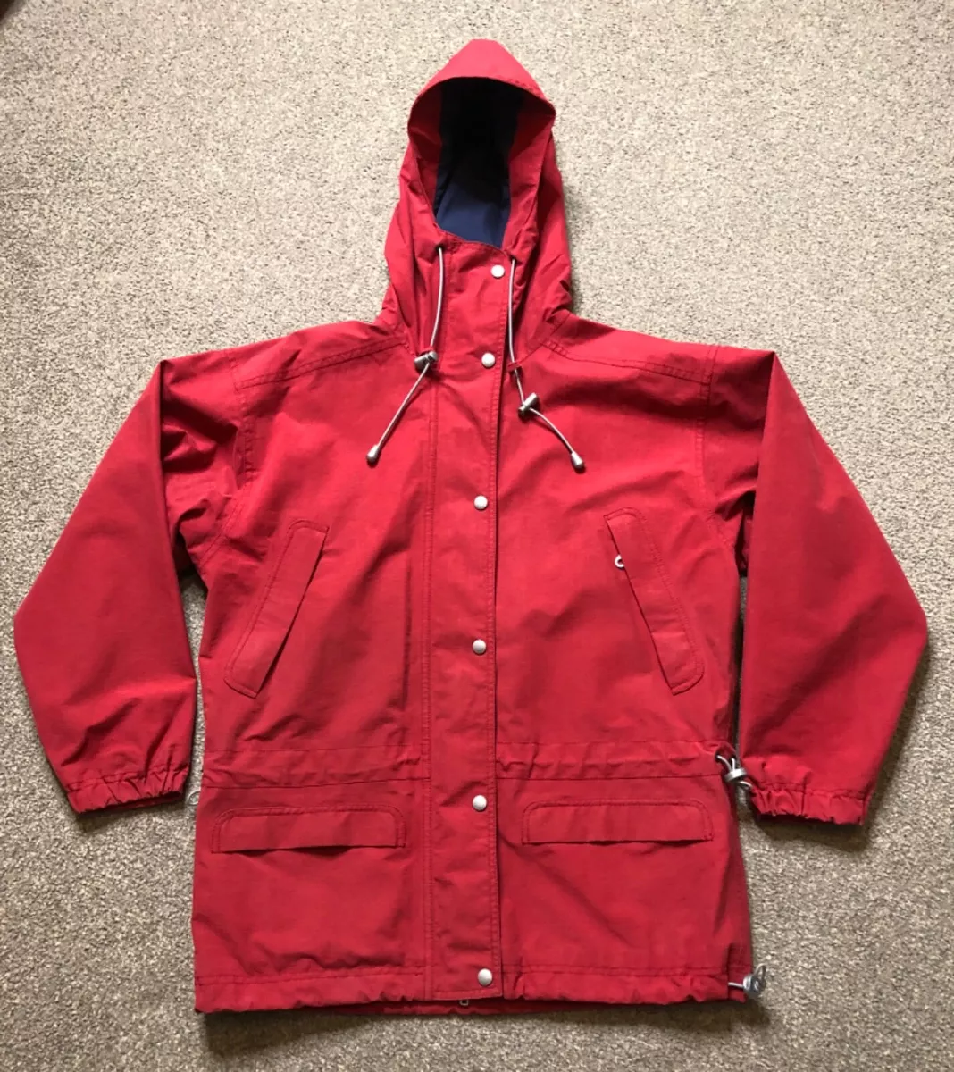 LAFUMA Gore Tex Waterproof Red Hooded Women s Coat Jacket Small UK 10