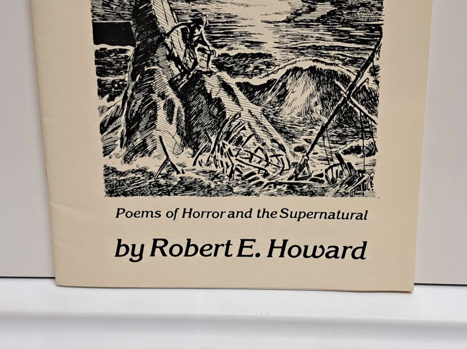THE GHOST OCEAN by Robert E. Howard 1982 Limited Ed. Illustrated Horror Poems - Image 3 of 4
