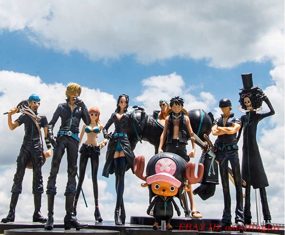 9 pcs Anime One Piece Action figure set luffy Figure Model Toys 