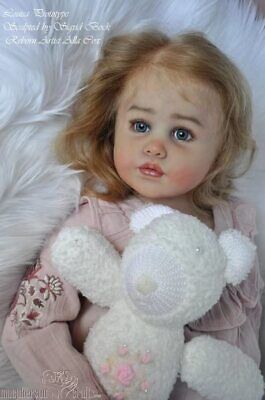 Toddler Reborn Baby Doll Louisa Unpainted Kit Fresh Color Toddler Reborn Baby Doll Louisa Unpainted Kit Fresh Color