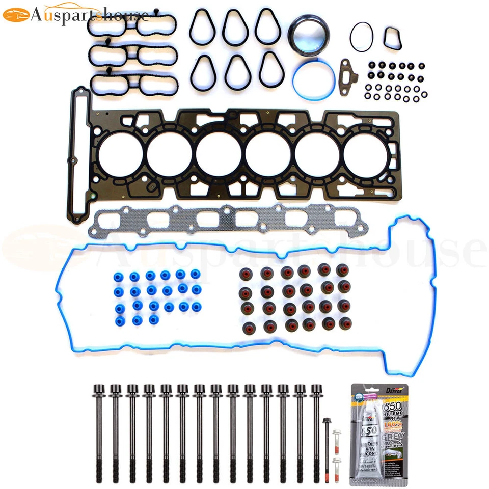 Juego de pernos de junta de culata para GMC Envoy Chevy Trailblazer Buick Rainier 4,2 L 02-05 Foto 2 de 4