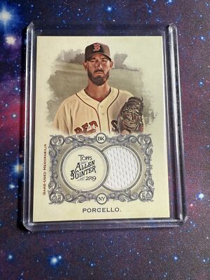 2019 Topps Allen & Ginter #FSRB-RP Rick Porcello Full-Size Relics B