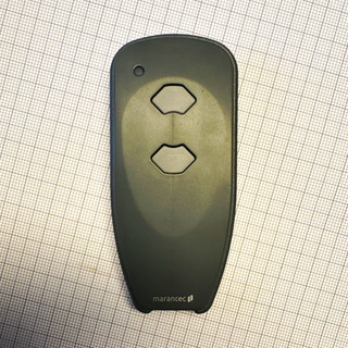 Marantec Digital 382 Garagentor Handsender 2 Tasten 433 92 MHz Grau 122421