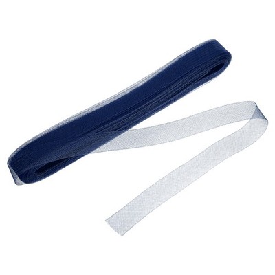 25 Yards 1 Inch Wide Polyester Horsehair Braid, 1 Roll, Navy Blue