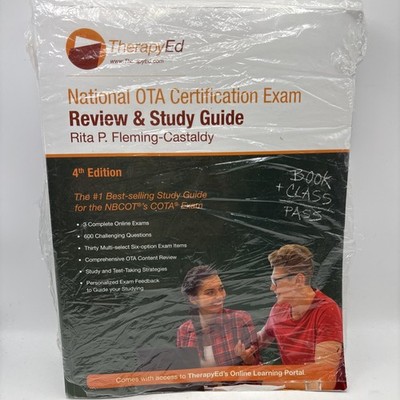 NEW National OTA Certification Exam  Review & Study Guide 4th edition  TherapyEd
