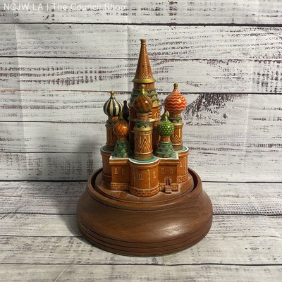 St. Basil's Cathedral 10'' Russian Wood Collectible