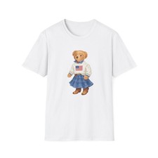 Polo Bear Unisex Shirt Cotton Luxury Design Tshirt Size XS-3XL