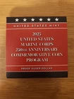 250th Anniversary Marine Corps American Eagle One Oz Silver Proof Coin - In Hand