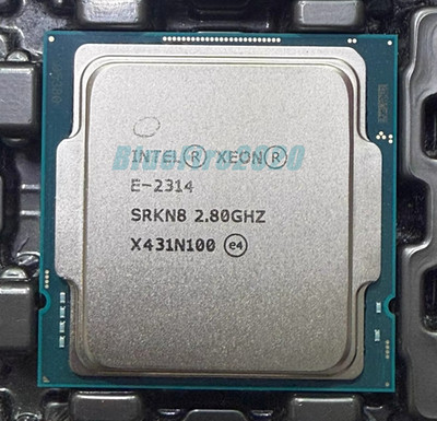 Intel Xeon E-2314 4-Core 2.8 GHz 8MB L3 65W LGA-1200 Server CPU Processor