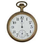 Vintage 1917 Elgin Pocket Watch 7J Gold Tone Empress AS-IS PARTS OR REPAIR ONLY