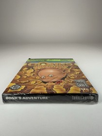 Bonk's Adventure (TurboGrafx-16, 1990) Cib With Game/ Manual & Styrofoam MINT