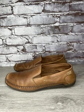 Pikolinos Brown Leather Slip On Moc Driving Loafers Shoes Men Sz 44EU/11M US