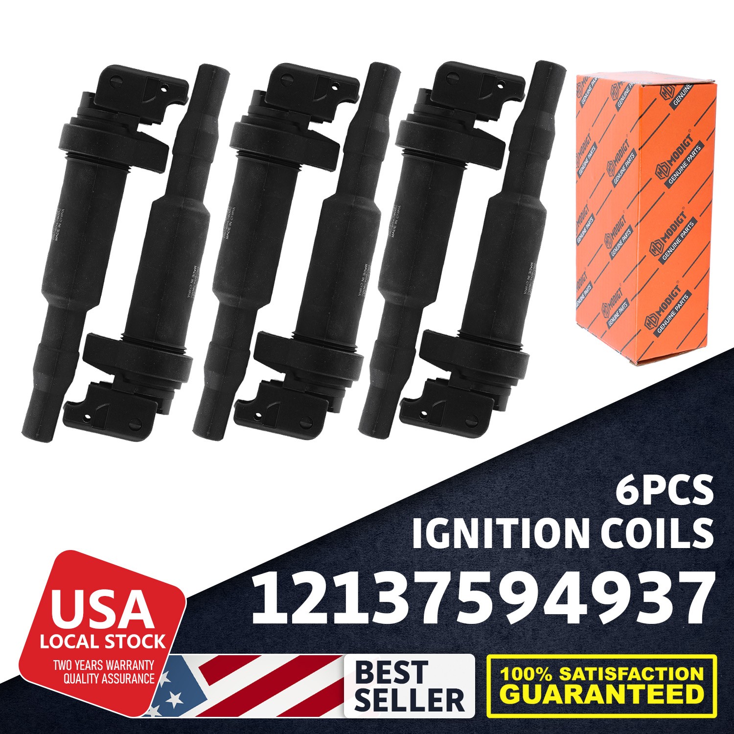 Rolls-Royce Ghost Ignition coils 6 pcs P/N 12137594937