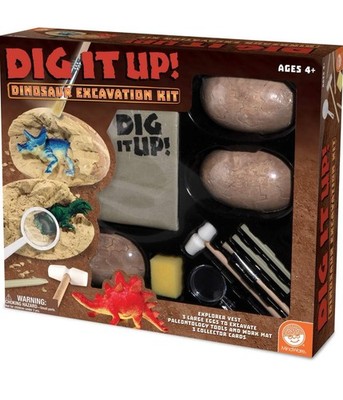 Mindware Dig It Up! Dinosaur Excavation Kit- Discovery Gift Kits For Kids