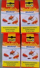 Tetra Tetrafin Goldfish Weekend 4-Pack Ten Food Sticks 9g Exp 08/2026