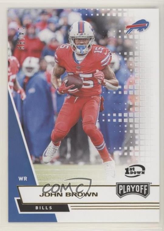 2020 Panini Playoff 1st Down 14/99 John Brown #1 01w7