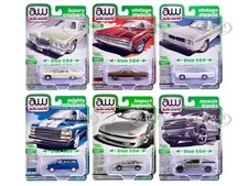 AUTO WORLD PREMIUM 2026 RELEASE 1, 6 PC SET B 1/64 DIECAST BY AUTO WORLD 64532 B