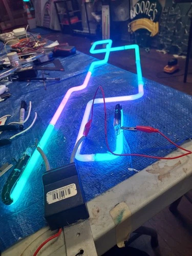 Vintage 12V DC Neon Transformers plasma neon art, bikes, performance art